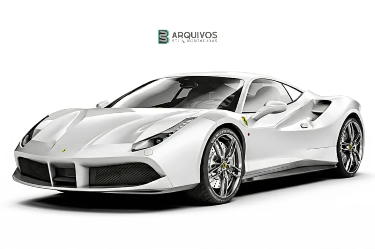 Modelo 3D STL - Ferrari 488 GTB 2016
